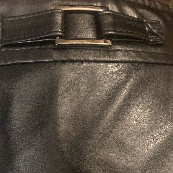 Leather skirt. Plus size - Picture 2 of 4